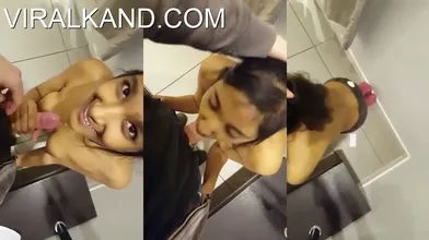 Mall Ke Changing Room Me Indian Ladki Ne Foreigner Ka Lund Chusa