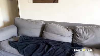Busty shemale takes hard anal fuck doggystyle