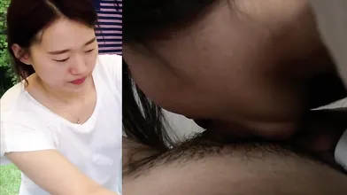 Yi Yuna Morning Blowjob Cum in Mouth