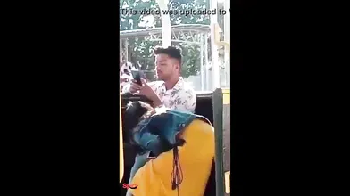 Indian Lovers outdoor handjob and blowjob in Fair