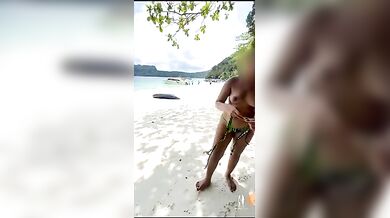 Smriti jain new outdoor beach dare video