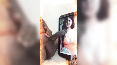 Mrunal thakur cock tribute
