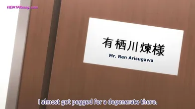 Buzzcut anime cutie reveals her secret and gets filled by rough cock deep inside