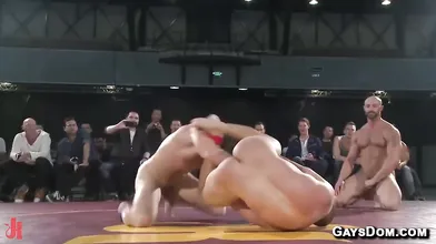 Mitch Vaughn Doug Acre Vs Eli Hunter Tatum In Hardcore Gay Wrestling Tag Team Match