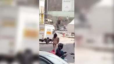 Viral Jaipur Video Of xxx Girl Stripping Naked On Busy Road & Causing Wild Ruc