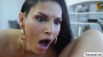 Teen Asian caught TS Gf fucking her MILF stepmom