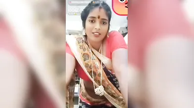 Gouthami reddy manthena removing Hot Saree blue bra & showing nude milky boobs
