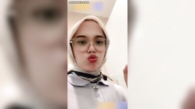 Hijab Girl In Public Place