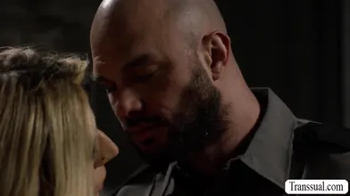 New TS inmate anal fucked by horny warden