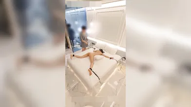 Dami_daa Whipped Punished - 四肢捆绑木棍打屁股调教母狗！！