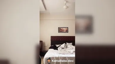 Indian sex MMS of a lover banging his slim GF in bedTelegram @VidPlay69