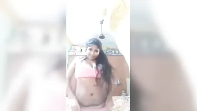 Gouthami reddy manthena removing Nighty pink sexy bra panty & showing Nude Milky boobs in bedroom recording in bedroom video xxx viral ?? ?
