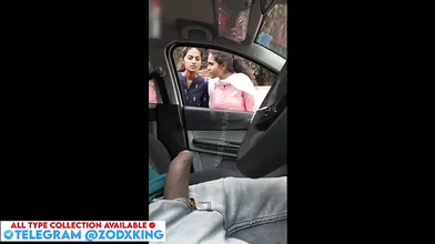 Daring Handsome Guy Masturbating in Car Showing College Girls Shocked