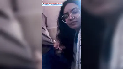 Horny Indian girl fat dick taken out from pant and blowjob bf cock - Telegram @ZodxKing