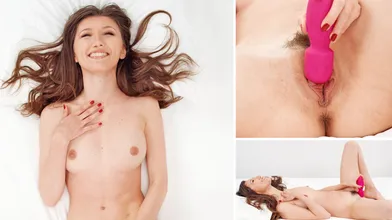 MILF Maya Woulfe interview before doing masturbation to orgasm