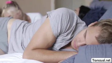 Swapping place with stepbros TS girlfriend