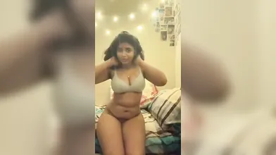 Gouthami reddy manthena removing dress and showing Hot bra in bedroom video xxx viral part xxx??