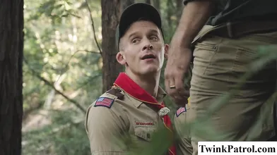 Scout Masters and students are having orgy in woods