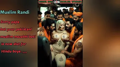 Mslut Beautiful pakistani muslim mazabhi hijab sexy girl indian Bull mard Hindu boy enjoy xxx..!