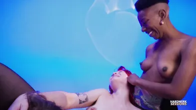 Big Ass Redhead Sofi and Aida Share Cedrick’s Rigid Cock