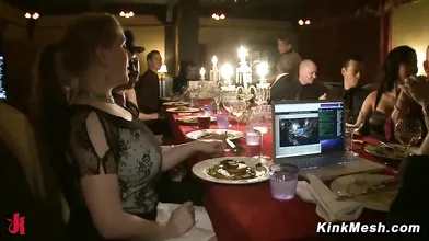 Formal Dinner Rope Bondage Orgy