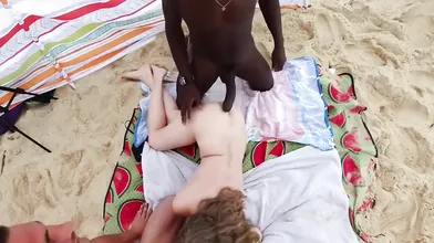 Shared Hotwife MILF Beach Day BBC Fun