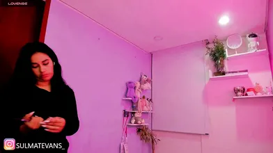 Sexy Asian Girl Passionately Licks and Kisses ASMR Microphone in Pink Room