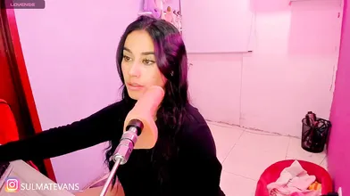 Sexy Asian Girl Passionately Licks and Kisses ASMR Microphone in Pink Room
