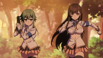 Big boobs girl dominates rival squad while virgin team plots horny coup (ENG Dubbed)