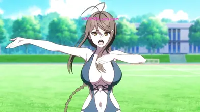 Cutie straddles cock on track as crowd cheers sweaty handjob ⋆ Exclusive Dubbed Anime