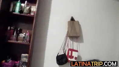 Barely legal latina teen GF big cock xxx with her white boyfriend