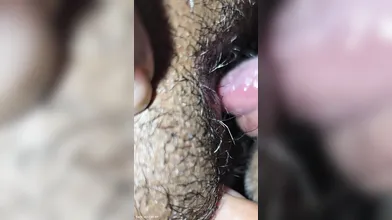 Tamil wife hubby pussy licking and hand job