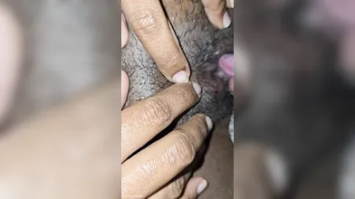 Tamil wife hubby pussy licking and hand job