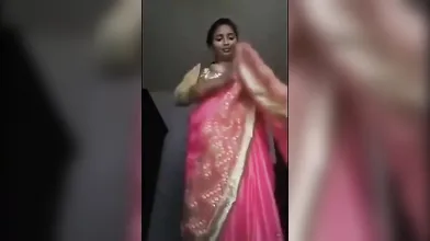 Gouthami reddy manthena removing Hot Saree blouse black bra & panty showing big juicy milky boobs and pussy video xxx viral ???