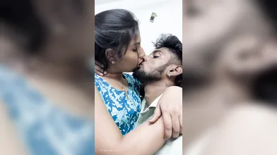 Indian tamil horny couples intense kissing and heated romance