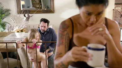 Stepmommy do you want to come to the bedroom with us to fuck