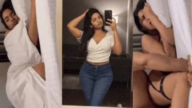 Tamil Babe Asleep Lingerie Part2