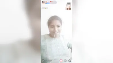 Gouthami reddy manthena removing sky blue dress orange sexy bra showing her big milky boobs in video call ???