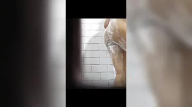 Hot Indian women bathing with here fuckable butt