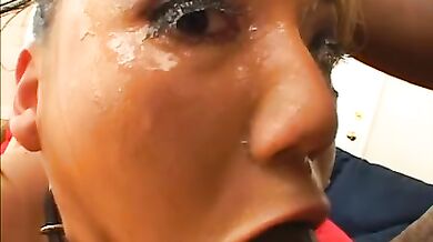 Gang Bang My Face #01, Scene #04