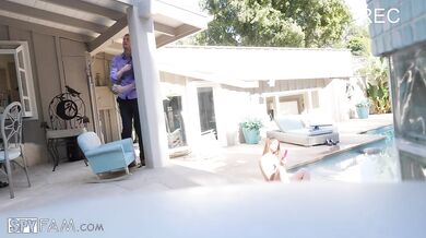 Sex Addict Step-Dad Spies On Slutty Step-Daughter