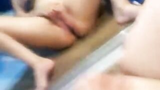 Pussy playing selfie - closeup video