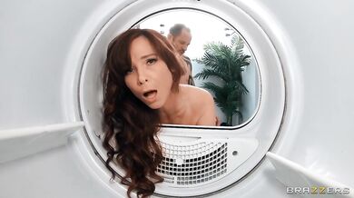 BRAZZERS Bored MILF Pounded while doing Laundry