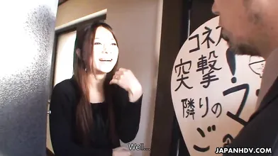 Long haired gal Nonoka Mihara gets rammed