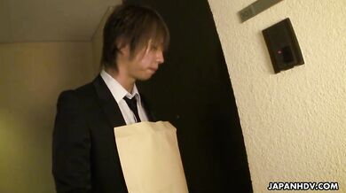 Long cocks for a lusty Japanese porn starlet