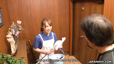 Amazing Yukari Toudou gets her pussy creamed