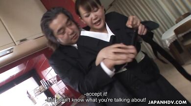 Waka Kano's cunt hungering for a mature cock