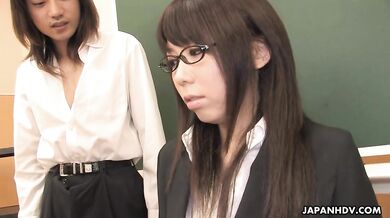Hot teacher Maho Sawai gets rammed at school
