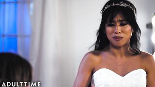 TRANSFIXED - Ember Snow Trades Her Wedding Day For A Passionate Trans Fucking