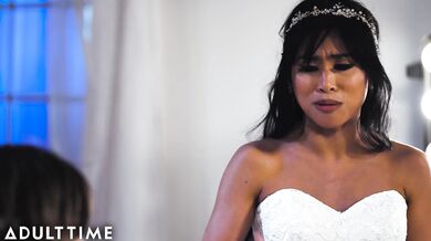 TRANSFIXED - Ember Snow Trades Her Wedding Day For A Passionate Trans Fucking